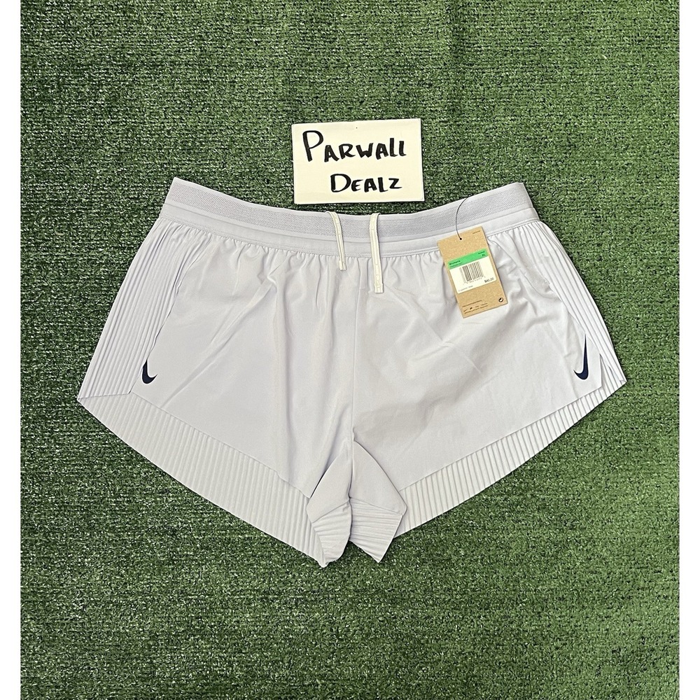 Nike AeroSwift Mid-Rise 3" Brief-Lined Running Shorts Women's XL FN2328-057